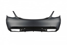 Pachet Exterior Complet compatibil cu Mercedes C-Class W205 Sedan 2014-2018 C63 Design - Img 6