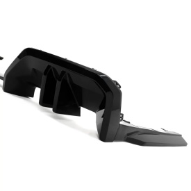 Pachet Tuning Exterior Aero compatibil cu BMW Seria 5 G60 M-Tech 2023-> Black Knight Design Negru Lucios - Img 14