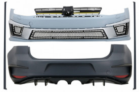 Pachet tuning exterior cu toba finala compatibil cu VW Golf 7 VII 2012-2017 R400 Design - Img 2
