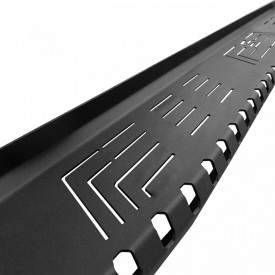 Praguri Laterale Trepte Laterale cu LED metalice compatibil cu Nissan Navara 2015-> model V1 - Img 4