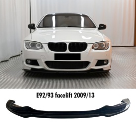 Prelungire Bara Fata compatibil cu BMW Seria 3 E92 E93 LCI 2010-2014 Coupe Cabrio M3 Design, Negru Lucios - Img 3