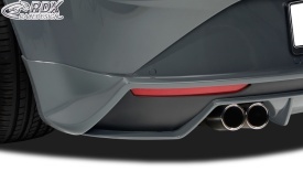 Prelungire bata spate, Extensie bara spate, difuzor compatibil cu Seat Leon II 2009-2012 FL, bara standard - Img 5
