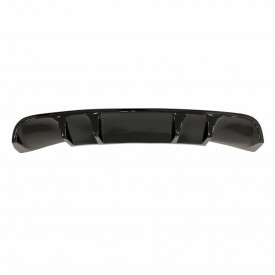 Prelungire difuzor Bara Spate compatibil cu VW GOLF 6 2008-2012 fara evacuare, negru lucios - Img 2