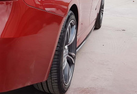 Prelungire praguri laterale compatibile cu BMW seria 3 F30 2012-2018, negru lucios - Img 4
