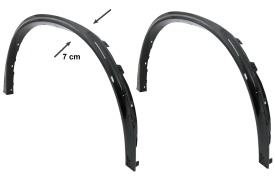 Prelungiri Aripi Extensii Aripi compatibil cu BMW X6 F16 2015-2020 M-Design M-Sport Negru Lucios - Img 8