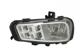 Proiector ceata stanga compatibil cu Mercedes MP4, MP5 2011->, cu H11 si LED, pentru vehicule cu lumini de curba