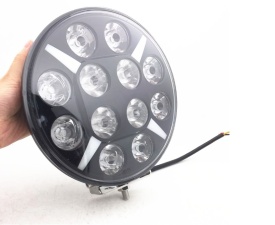 Proiector cu led camion faza lunga si pozitie, diametru 228mm, 12V-24V, pozitie portocaliu - Img 4