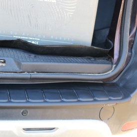 Protectie bara spate compatibila cu Dacia Dokker 2012->, Plastic, culoare negru - Img 7