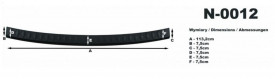 Protectie bara spate, Mitsubishi Outlander 2006-2012, Plastic, culoare negru - Img 2