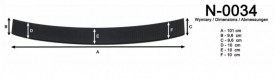 Protectie bara spate, Skoda Octavia III 2013-2020 combi, Plastic, culoare negru - Img 2