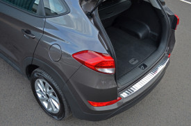 Protectie inox bara spate compatibil Hyundai Tucson 2015-2018 - Img 8
