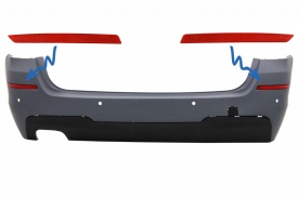 Reflectorizanti Bara Spate Catadioptru compatibil cu BMW 5 Series F11 2011-> M-tech Design - Img 1