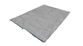 Sac de dormit, 190x75cm, albastru, Easy Camp Sleeping Bag Starling Square Blue 10C - Img 2