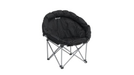 Scaun pliabil pentru camping, plaja, pescuit sau gradina, culoare negru, Outwell Folding Furniture Casilda