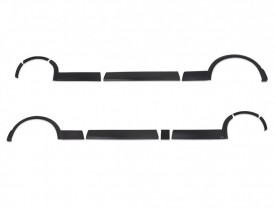 Set 11 bandouri laterale compatibile VW T5 Transporter Caravelle Multivan 2009-2014, caroserie lunga