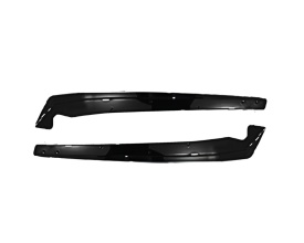 Set 2 ornamente prelungire bara spate compatibila BMW Seria 5 G30 2018-2024 extensii bara spate, coltar bara spate, negru lucios