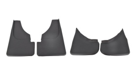 Set 4 buc Aparatori noroi pentru Dacia DUSTER 2009-2017, FATA si SPATE