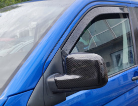 Set 4 paravanturi auto Ford Focus C-Max / C-Max 2003-2010 fata-spate, fumuriu transparent - Img 4