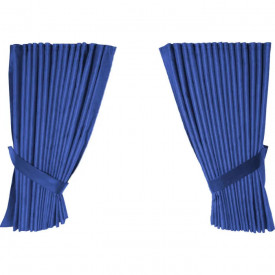 Set 4 perdele pentru camion, universal compatibile Scania, culoare albastru, material sintetic - Img 2