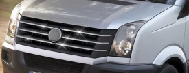 Set 5 ornamente inox grila centrala VW CRAFTER 2014 -2017 - Img 2