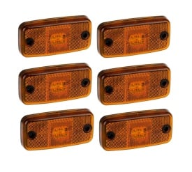 Set 6 lampi gabarit 110x54, LED, galbena, FT-019Z Fristom, compatibil IVECO