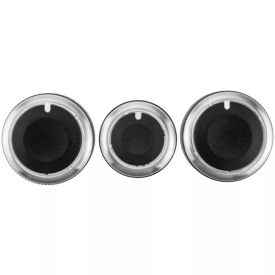Set Butoane Panou Clima cu buza cromata compatibil cu VW Golf V, Golf VI, Passat B6, Jetta, Touran, Golf Plus, Tiguan - Img 2