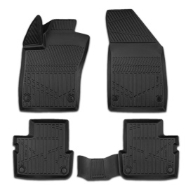 Set covorase auto cauciuc Fiat Tipo Egea sedan 2016->, forma tavita 3D