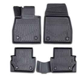 Set covorase auto cauciuc Ford Puma 2019->, forma tavita 3D - Img 1