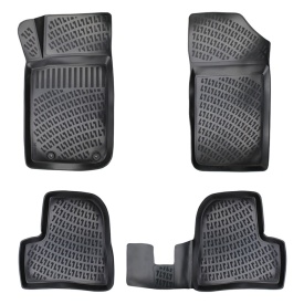 Set covorase auto cauciuc Peugeot 206 1998-2012 forma tavita