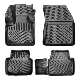 Set covorase auto cauciuc Peugeot 5008 II 2017-> forma tavita - Img 1