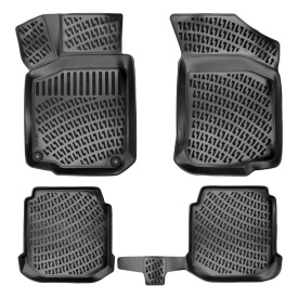Set covorase auto cauciuc SEAT LEON I 1999 - 2005 forma tavita - Img 1