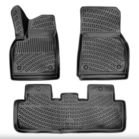Set covorase auto cauciuc Tesla Model Y 2022-> forma tavita - Img 1