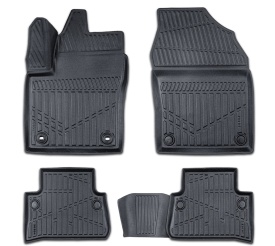 Set covorase auto cauciuc Toyota Corolla Cross 2022->, forma tavita 3D