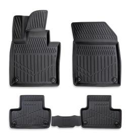 Set covorase auto cauciuc Volvo XC60 Plug-in Hybrid 2024->, forma tavita 3D
