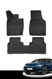 Set covorase auto cauciuc VW ID7 2025->, forma tavita 3D - Img 4