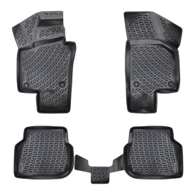 Set covorase auto cauciuc VW Jetta 6 2010-2018 forma tavita - Img 1