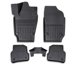 Set covorase auto cauciuc VW Polo 2002-2009, forma tavita 3D