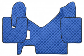 Set covorase camion, piele ecologica compatibil cu compatibile cu IVECO STRALIS 2012->, HI-WAY MANUAL Albastru - Img 8
