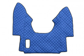 Set covorase camion, piele ecologica compatibil cu DAF XF 95 1997-2005 Albastru, AUTOMATA - Img 3