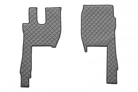 Set covorase camion, piele ecologica compatibil cu Ford F-Max 2018-> Gri AUTOMAT - Img 2