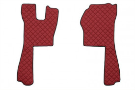 Set covorase camion, piele ecologica compatibil cu SCANIA R pana in 2010 Rosu, AUTOMAT - Img 3