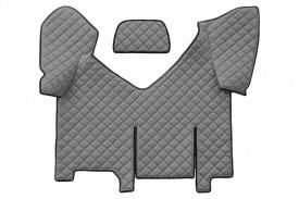 Set covorase camion, piele ecologica compatibile cu IVECO STRALIS 2012->, HI-WAY AUTOMAT, cu frigider, Gri - Img 6