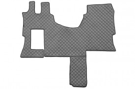 Set covorase camion, piele ecologica gri compatibile cu Mercedes Actros MP4/MP5 Cabina Solo star
