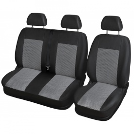 Set huse auto pentru scaune compatibile Mercedes Sprinter W906 2007-2018, 3 locuri, material textil, fara masuta - Img 5