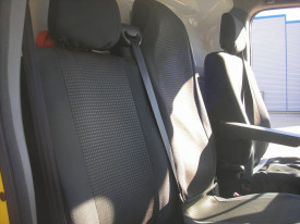 Set huse auto pentru scaune compatibile RENAULT MASTER 2010-2014, 2014-> 2+1 locuri, material textil, Lichidare stoc! - Img 5