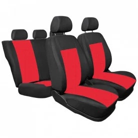 Set huse auto pentru scaune compatibile VW CADDY 2004-2015, material textil negru, Lichidare stoc! - Img 6