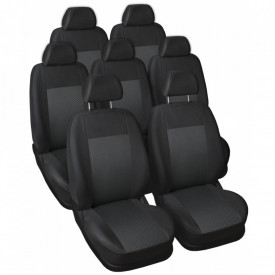 Set huse auto pentru scaune compatibile VW TOURAN 2003-2015 7 locuri, material textil