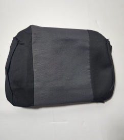 Set huse auto pentru scaune pentru VW Passat B6 2005-2010 sedan, gri inchis cu negru, material textil, Lichidare stoc! - Img 1