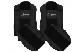 Set huse scaune camion compatibile cu MERCEDES ACTROS MP4 2011-2019, piele ecologica cu velur, scaune standard - Img 1
