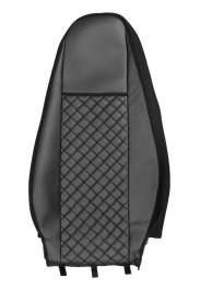 Set huse scaune camion compatibile VOLVO FH4 2013-> euro 6, piele ecologica neagra - Img 5